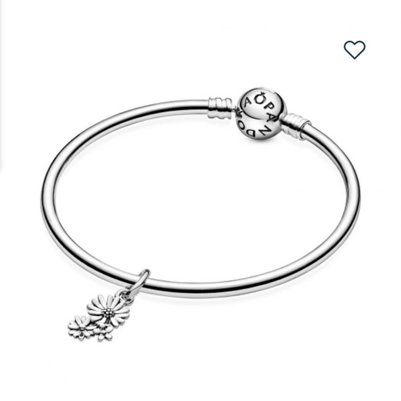 Pandora Daisy Flower Bouquet Dangle Charm NWOT - Picture 13 of 13